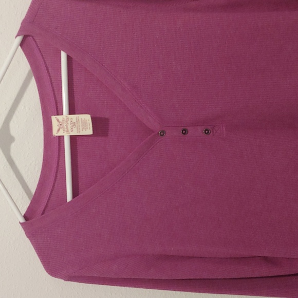 Faded Glory Thermal Hensley Top pink purple color XXL/2XG - Picture 2 of 8
